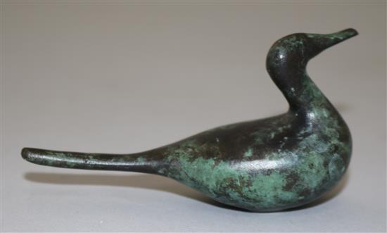 § Guy Taplin (b.1939) Miniature pintail, 1997, 3.75in.